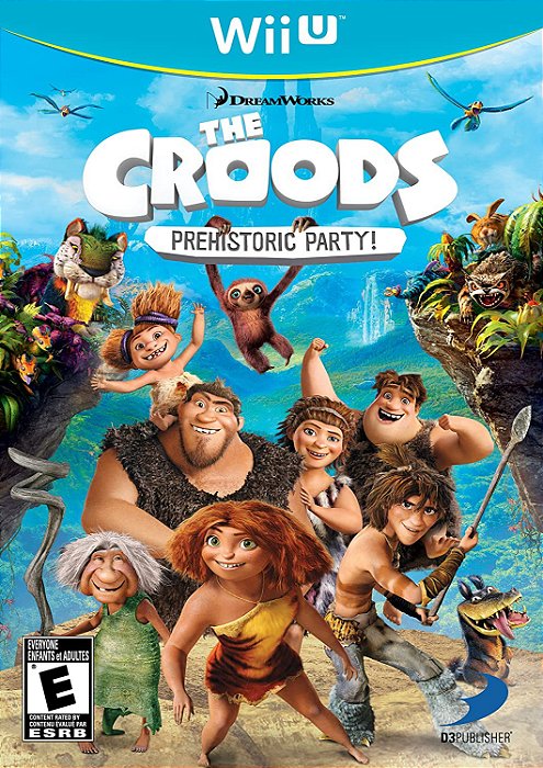 WII U THE CROODS PREHISTORIC PARTY