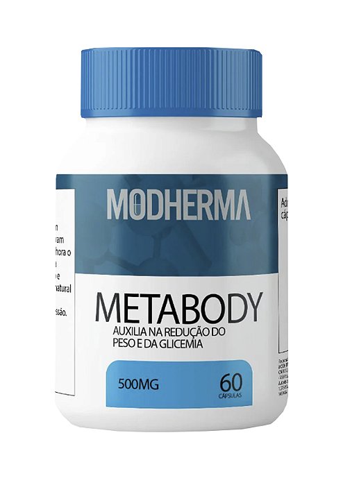 Metabody (Myrciaria jaboticaba) - 500mg 60 cápsulas | Auxilia na redução do peso