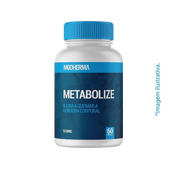Metabolize 500mg - 60 cápsulas | Ajuda a queimar a gordura corporal