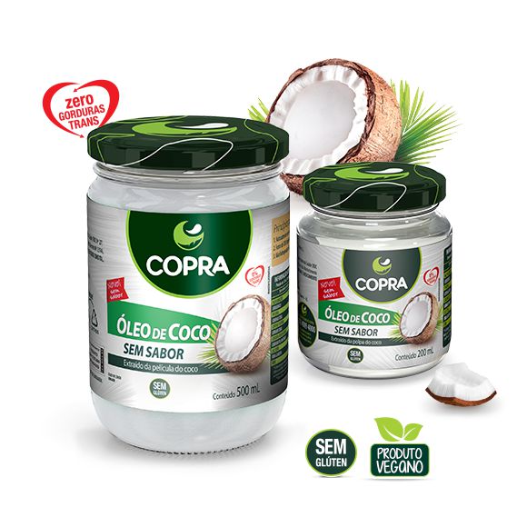Óleo de Coco (Cocos nucifera L.) sem sabor 200ml | Copra