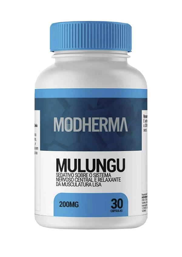 Mulungu (Erythrina verna) 30 cápsulas | Relaxante muscular e insônia