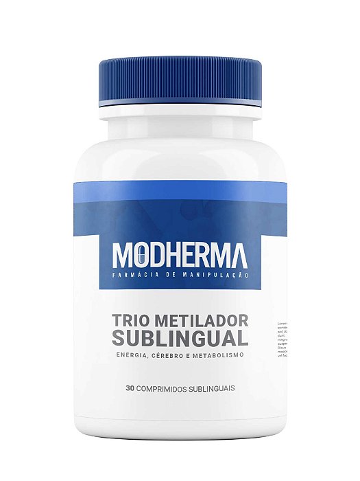 Trio Metilador Sublingual – Energia, Cérebro e Metabolismo 30 comprimidos sublinguais - Dr. Ricardo Ferraz