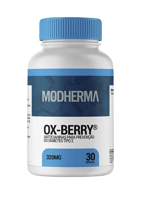 OX-Berry® (Ribes Nigrum) – Antocianinas para prevenção do Diabetes tipo 2 | 320 mg - 30 cápsulas