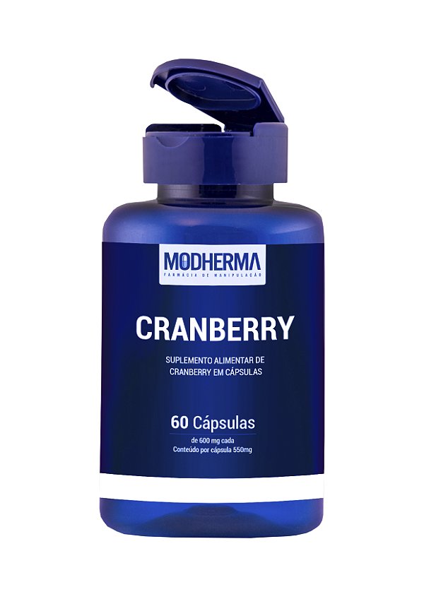 CRANBERRY  (Vaccinium macrocarpon) - Suplemento Alimentar de Cranberry em Cápsulas