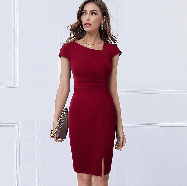 Vestido Elegante Vermelho
