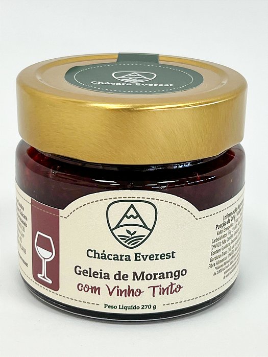 Geleia de Morango com Vinho Tinto