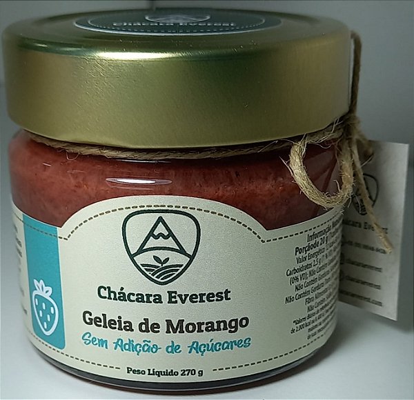 Geleia de Morango (zero açúcares)