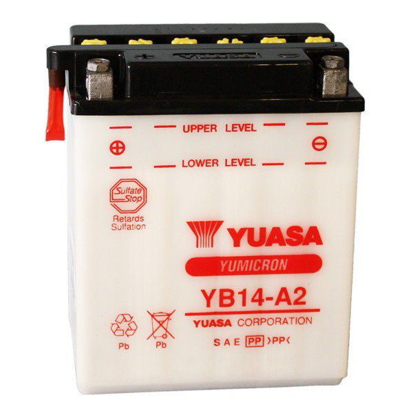 Bateria Yuasa Yb14 A2 Cbx 750 F Galo Cbf 1000 Importada Onix Br