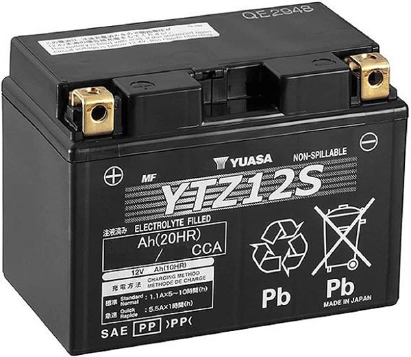 Bateria Yuasa YTZ12S NC700 TMAX S1100RR XT1200Z Super Tenere