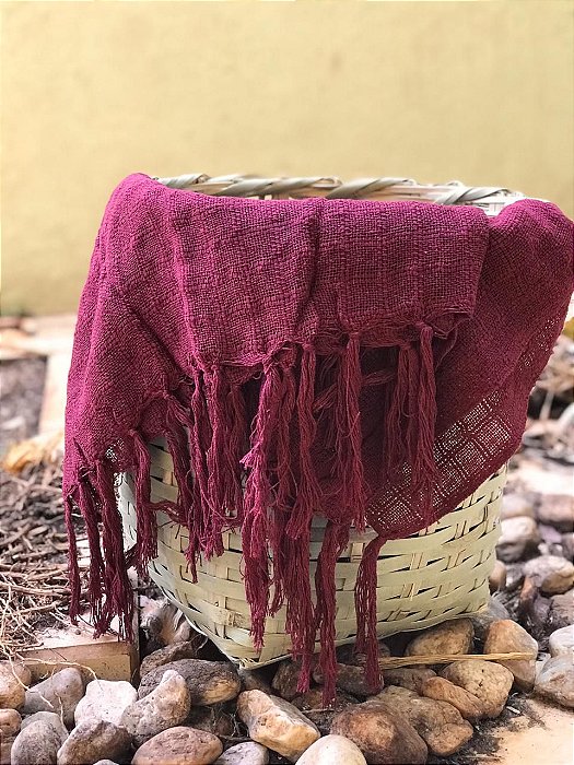 manta para sofá vinho xale protetor sofa artesanal algodão