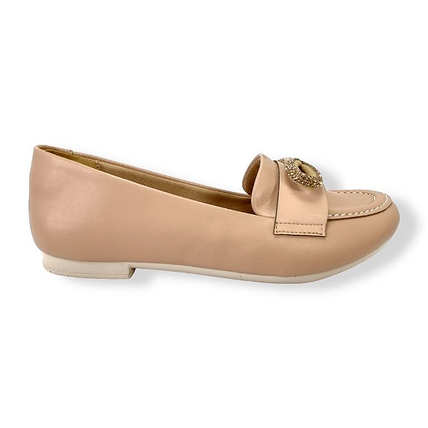 MOCASSIM FEMININO NUDE