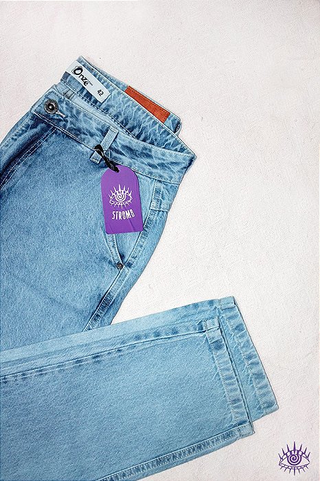 calça mom, calça jeans, bolso faca, moda, estilo, vintage, feminina -  Stromb Stamp
