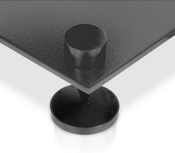Pedestal para caixa acústica Airon HE180 (Par) BLACK SAID Som e Imagem