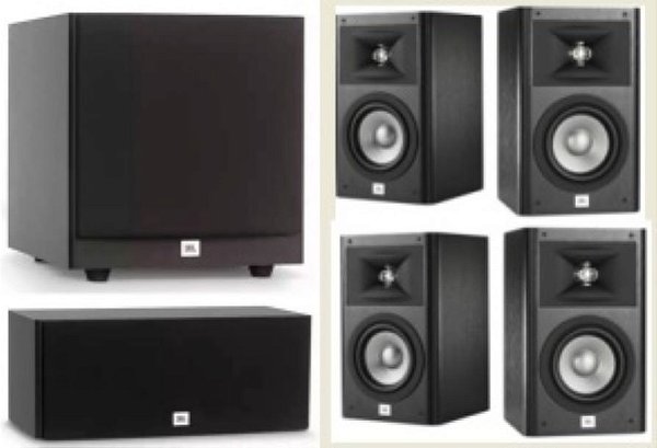kit Home JBL 5.1  Stage - 4 Cxs  A130 + Cx A125C + Sub A100P