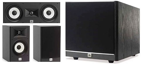 kit Home JBL 3.1  Stage - 2 Cxs  A130 + Cx A125C + Sub A100P
