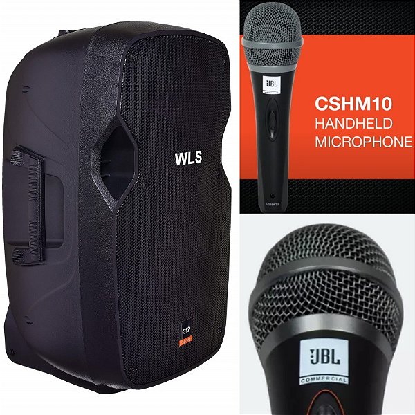 Caixa Acústica WLS S12 Ativa com Bluetooth + Microfone JBL