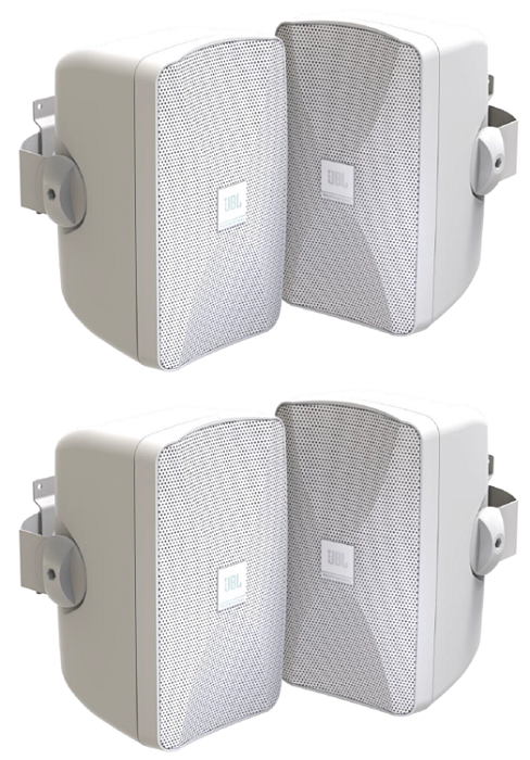 Caixa JBl Control SA-PRO C-SA5 Kit com 4 caixas cor Branco