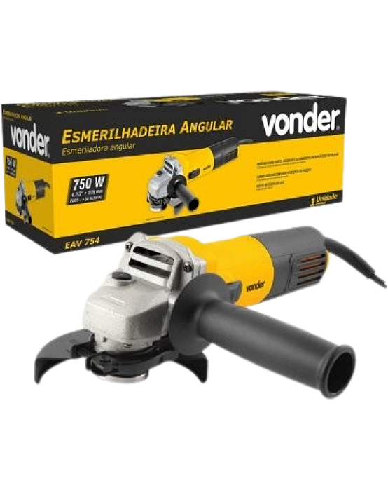 Esmerilhadeira angular VONDER 4.1/2¨, 750 W, 220 V, EAV 754