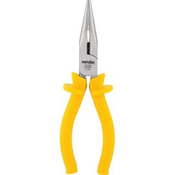 Alicate bico meia-cana reto 6" isolação até 1.000V  VONDER