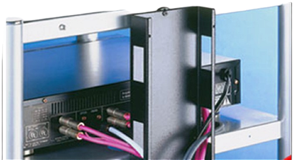 Canaleta de cabeamento Rack Airon  V-46 em aço cor cinza