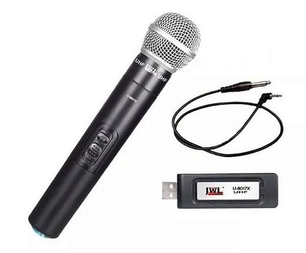 Microfone sem fio UHF - USB  U-8017X JWL