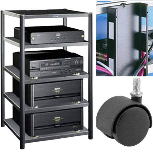 Rack Airon Ht 50.02 Black + Sapata Sd 12 + Canalaleta V-90