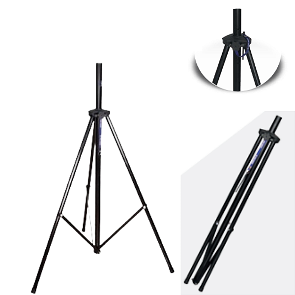 Pedestal Tripé Caixa Acústica Suporta 45kg Altura Máx 1,82m