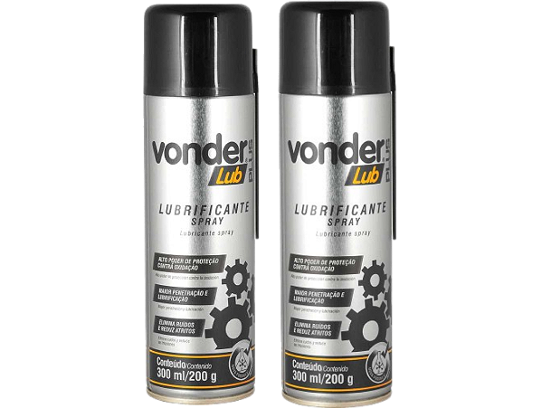Lubrificante em spray 300 ml/200 g VONDER PLUS - 2 unidades