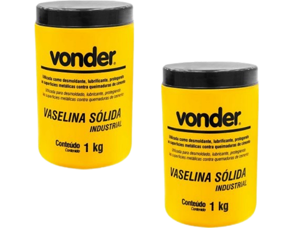 Vaselina sólida industrial VONDER - 2 KG