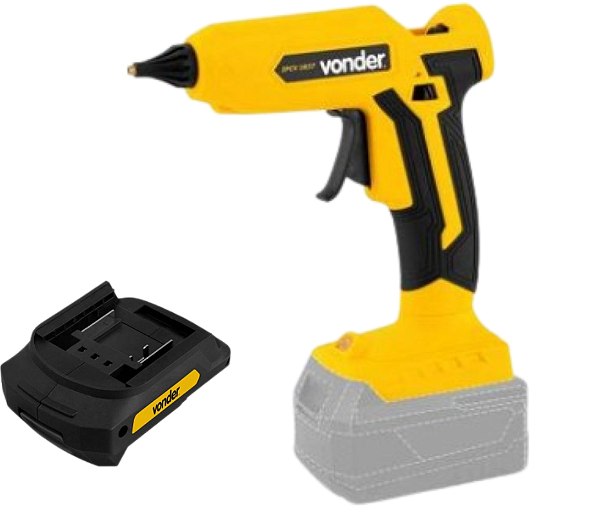 Pistola de cola + adaptador de bateria Makita LXT VONDER
