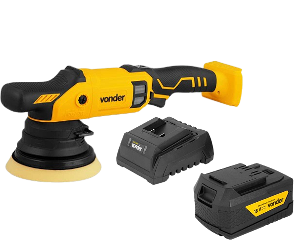 Politriz roto-orbital Brushless IPRV 1855 VONDER + 1 Bat 2Ah