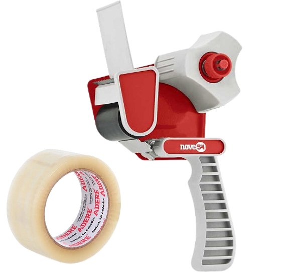 Aplicador de fita 50 mm NOVE54 + 1 fita adesiva Adere 100m