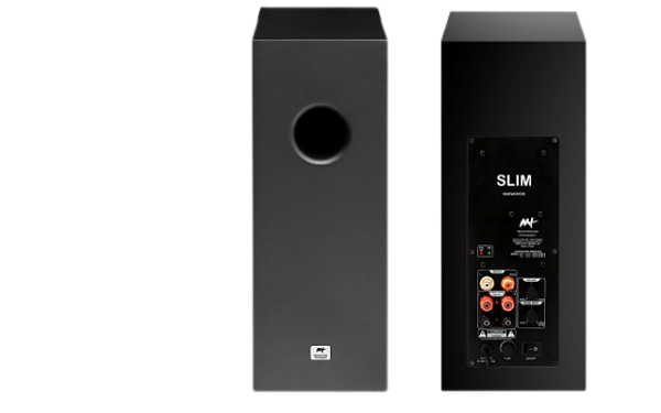 Subwoofer Slim Ativo 6¨AAT Cor Preto p/ pequenos espaços
