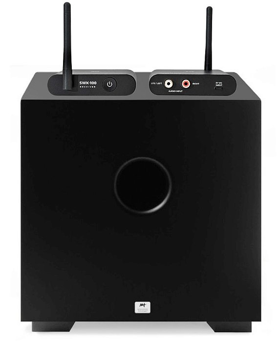 Subwoofer Ativo AAT Compact Cube 8 + Kit de Áudio s/ fio