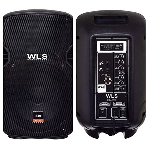 Caixa Acústica  WLS S10   Ativa com Bluetooth
