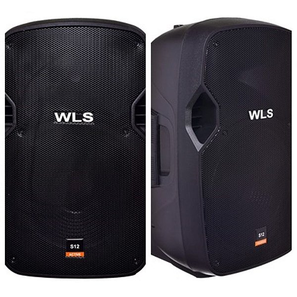 Caixa Acústica WLS S12 Ativa Bluetooth + Caixa S12 Passiva