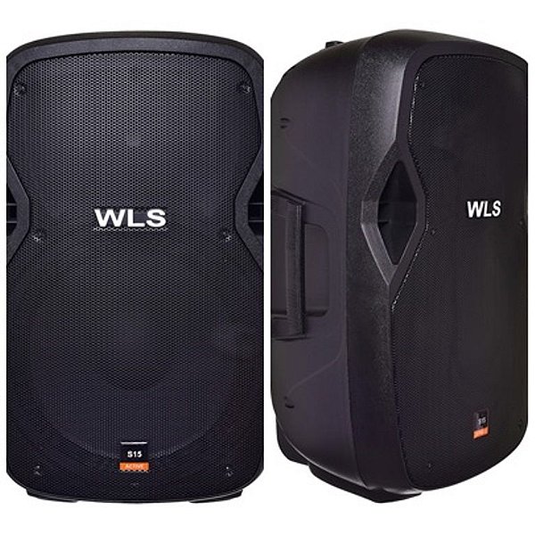 Caixa Acústica WLS S15 Ativa  Bluetooth + Caixa S15 Passiva