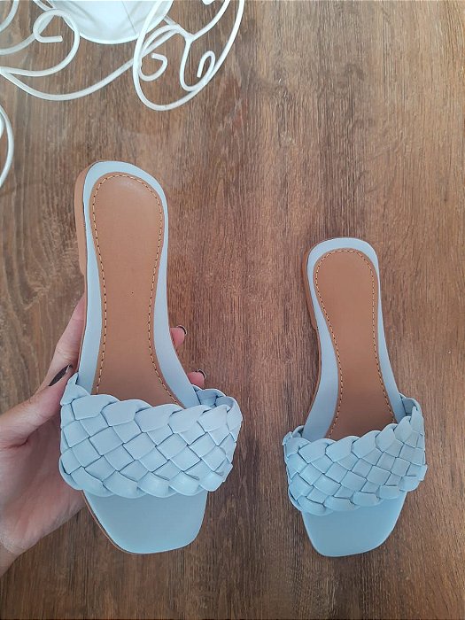 Rasteirinha azul bebe Outlet