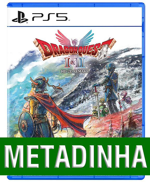 Dragon Quest I & II HD-2D Remake - PS5 (pré-venda) Mídia Física (METADINHA)