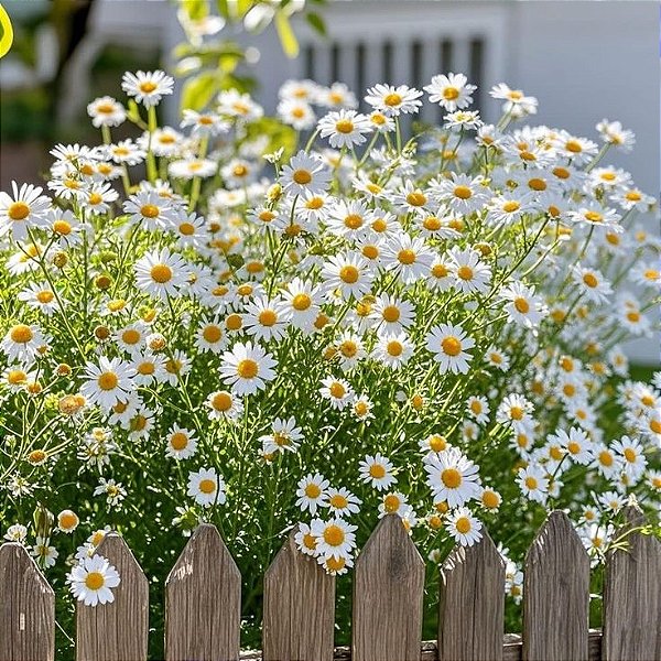 Margarida Gigante Branca (Chrysanthemum leucanthemum) - 50 SEMENTES