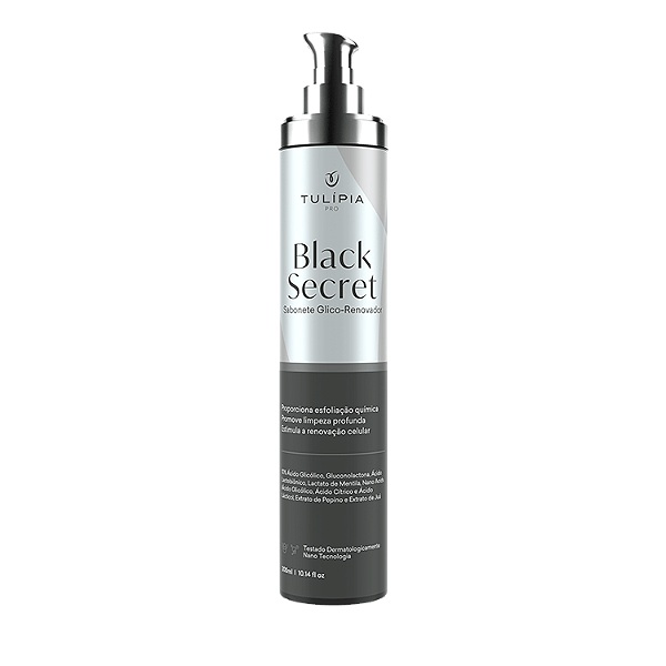 BLACK SECRET SABONETE GLICO-RENOVADOR 300ML