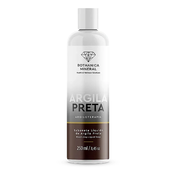 SABONETE LIQUIDO - ARG PRETA 250 ML