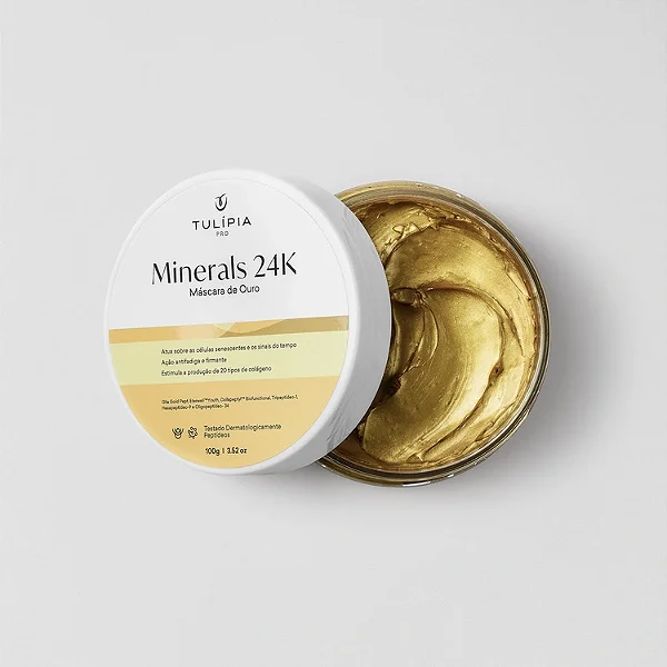MINERALS 24K MASCARA DE OURO 100G