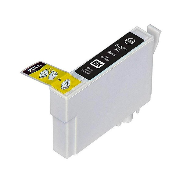 Cartucho  Compatível com Epson T296 T297120 T297 Preto XP441 XP241 XP-441 XP-241 17ml