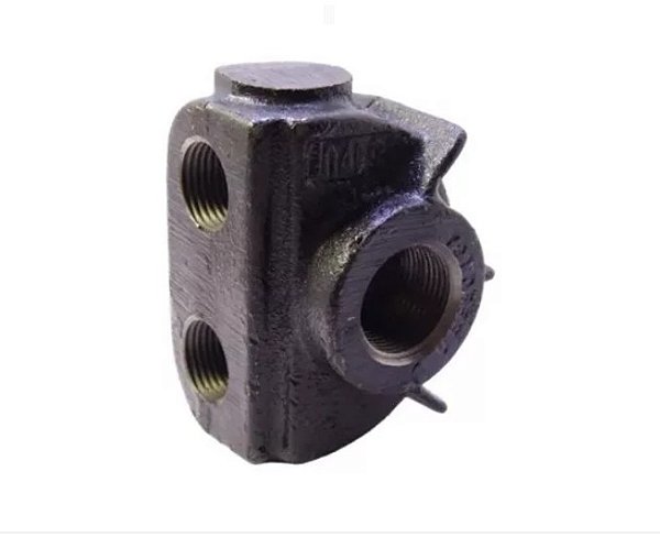 Adaptador Conector Serpentina com Furo Inferior Parafuso Fixador Msw120 W900 Duplo Cj120Apw Wayne Chiaperini