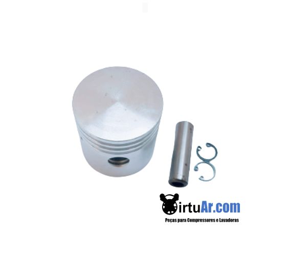 Pistão Compressor - 2 Pol - Chiaperini 10 RED / Motomil CMI 3AD e CMV 10PL - em Alumínio