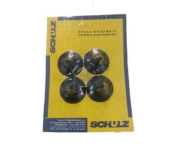 Amortecedor Vibração Schulz Tufão Ms 2.3 Air Plus Jet Lis Jogo C/4 Peças - 830.1725-0/AT