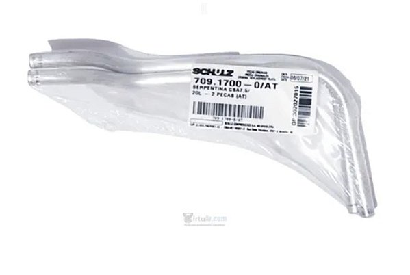 Serpentina Do Compressor Schulz Csa 7.5/20L Original com 2 peças - 709.1700-0