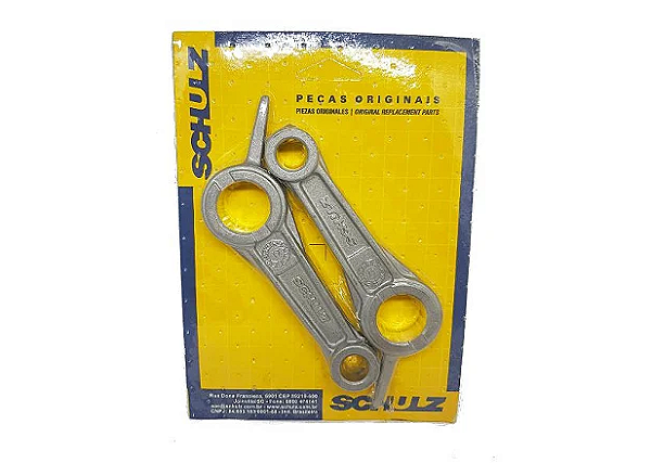 Par de Bielas Compressor Schulz CSV 5,2 /  CSV 10 PRO (kit com 2 Peças) - 709.1846-0/AT