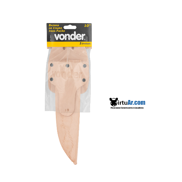 Bainha Pra Facão Em Couro Legitimo Tamanho 10 Polegada Vonder